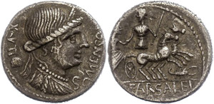 Coins Roman Republic  L. Farsuleius Mensor, ... 
