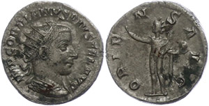 Coins Roman Imperial period  Gordianus III., ... 
