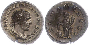 Münzen Römische Kaiserzeit  Philippus I. ... 