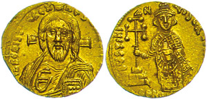 Münzen Byzanz  Justinianus II., 692-695, ... 