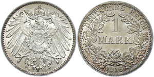 Kleinmünzen 1871-1922  1 Mark,1916,  ... 
