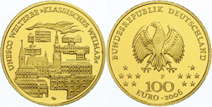 Münzen Bund ab 1946  2006, 100 Euro Gold, ... 