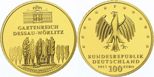 Münzen Bund ab 1946  2013, 100 Euro Gold, ... 