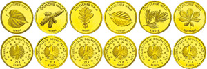 Münzen Bund ab 1946  Set zu 6 x 20 Euro, ... 