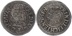 Liechtenstein  Groschen, 1618, Karl, Divo ... 