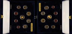 Vatican  Regular issue coinage set 2007, st ... 