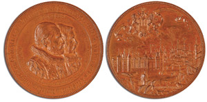 Medallions Germany before 1900  Bronze medal ... 