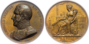 Medaillen Ausland vor 1900  Belgien, Leopold ... 