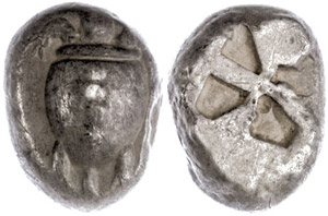 Aegina Stater (12, 07g), 510-485 BC Av: ... 