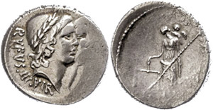 Münzen Römische Republik Mn. Cordius ... 
