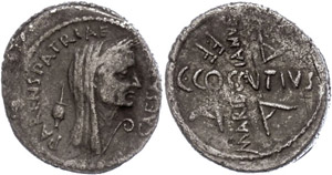 Münzen Römische Republik C. Cossutius ... 