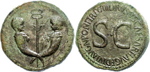Coins Roman Imperial period Drusus, 22-23, ... 