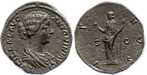 Coins Roman Imperial period Lucillia, ... 