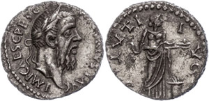 Coins Roman Imperial period Piscennius ... 