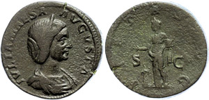 Münzen Römische Kaiserzeit Julia Maesa, ... 