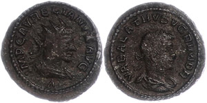 Coins Roman Imperial period 271-272, bronze ... 