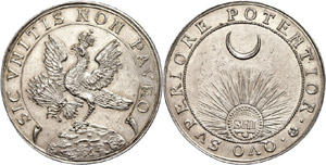 Coins of the Roman-German Empire Show thaler ... 