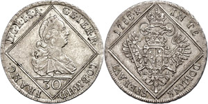 Coins of the Roman-German Empire 30 cruiser, ... 