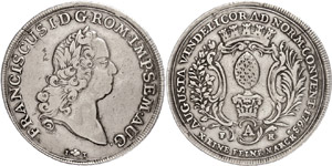 Augsburg Imperial City Thaler, 1765, with ... 
