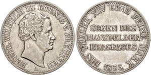 Prussia Thaler, 1835, Frederic Wilhelm III., ... 