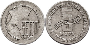 Münzen der deutschen Nebengebiete Ghetto ... 
