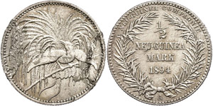Münzen der deutschen Kolonien Neu-Guinea, ... 