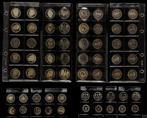 Münzen Bund ab 1946 1995, 50 Pfg bis 5 Mark ... 