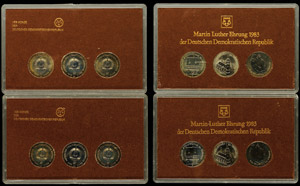 GDR normal use Coin sets 2 x KMS - 5 Mark ... 
