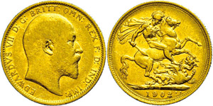 Australien Pound, 1902, Edward VII., Sydney, ... 