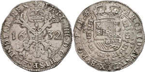 Belgien Brabant, Patagon, 1632, Philipp IV., ... 