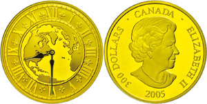 Canada 300 dollars, Gold, 2005, 120. ... 