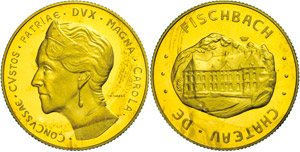 Luxemburg Goldmedaille (40 Francs), o.J. ... 
