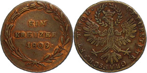 Österreich 1806 - 1918 Kreuzer, 1809, Franz ... 
