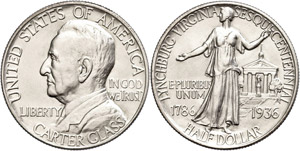 Coins USA 1 / 2 Dollar, 1936, Lynchburg, KM ... 