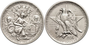 USA 1/2 Dollar, 1936, Texas, KM 167, vz+.  