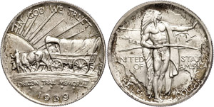 Coins USA 1 / 2 Dollar, 1939, Oregon Trail, ... 