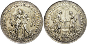 Medaillen Deutschland vor 1900 Altvergoldete ... 