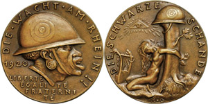 Medallions Germany after 1900 Cast bronze ... 