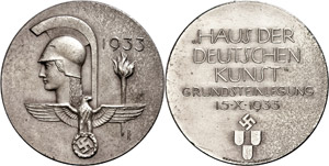 Medallions Germany after 1900 Silver medal ... 