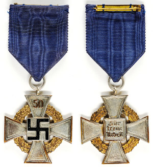  Faithful service badge of honour, ... 