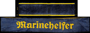  Navy HJ cuff Marinehelfer, yellow woven ... 