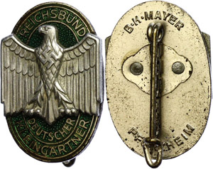 Abzeichen 1871-1945, Reichsbund Deutscher ... 