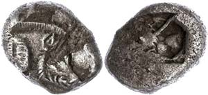 Lycia Stater (9, 09g), approximate 500 BC. ... 