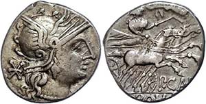 Coins Roman Republic P. Calpurnius, denarius ... 