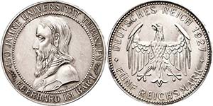 Münzen Weimar 5 Reichsmark 1927, ... 