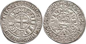 France Turnose (4, 0g), 1285-1314, Philipp ... 