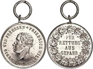 Prussia, civil badge of honour, rescue ... 
