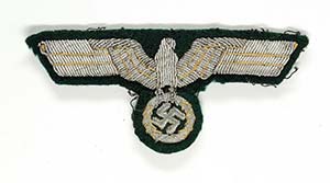 Breast eagle for officers, metal thread, ... 