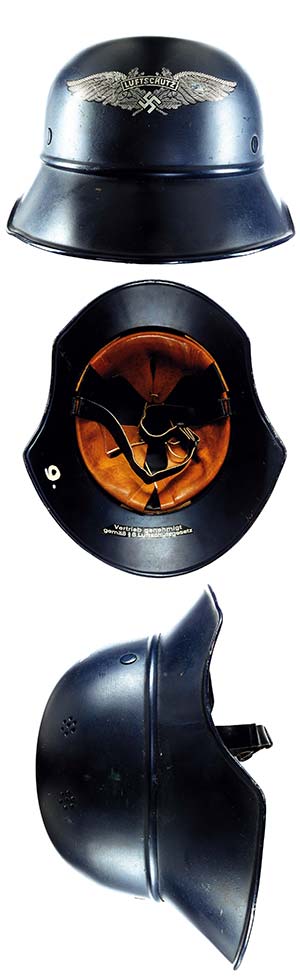 RLB Reich Air Defense Federal steel helmet, ... 