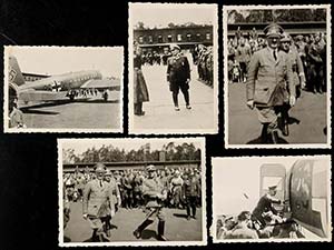 5x photos Adolf Hitler with Focke-Wulf ... 